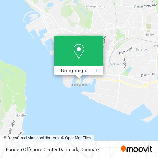 Fonden Offshore Center Danmark kort