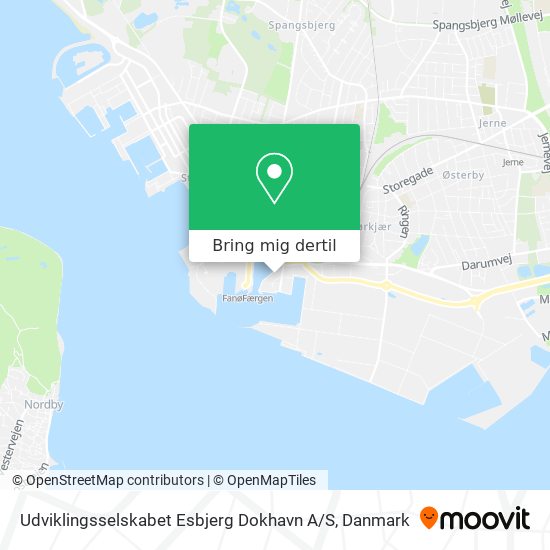 Udviklingsselskabet Esbjerg Dokhavn A / S kort