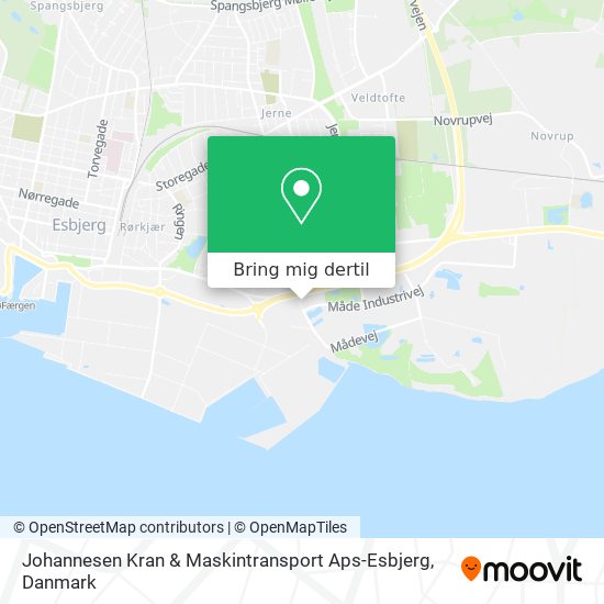 Johannesen Kran & Maskintransport Aps-Esbjerg kort
