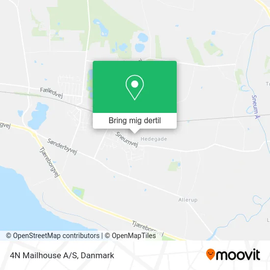 4N Mailhouse A/S kort