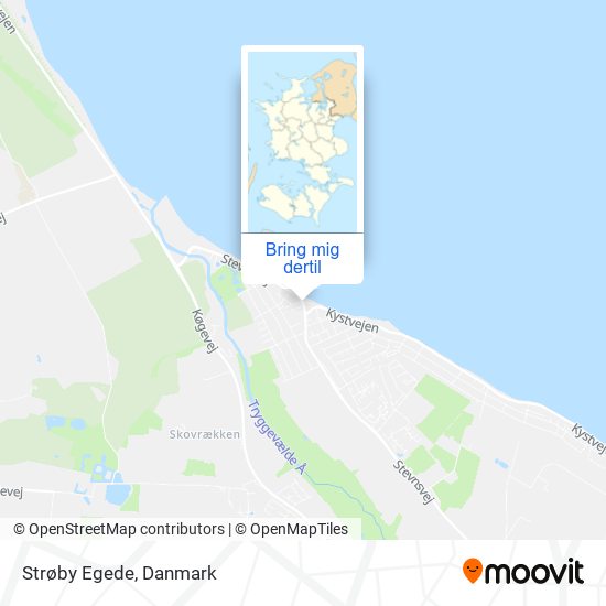 Strøby Egede kort