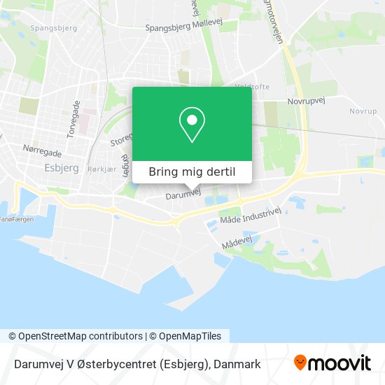 Darumvej V Østerbycentret (Esbjerg) kort