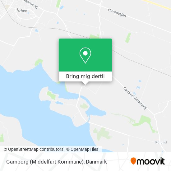 Gamborg (Middelfart Kommune) kort
