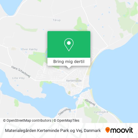 Materialegården Kerteminde Park og Vej kort