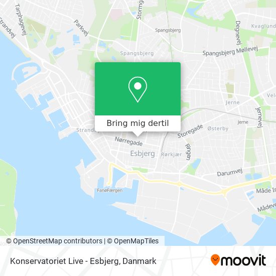 Konservatoriet Live - Esbjerg kort