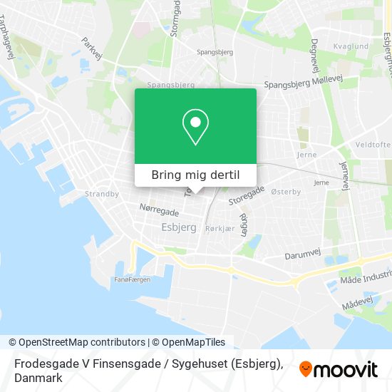 Frodesgade V Finsensgade / Sygehuset (Esbjerg) kort