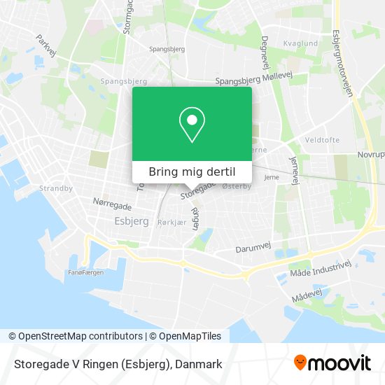Storegade V Ringen (Esbjerg) kort