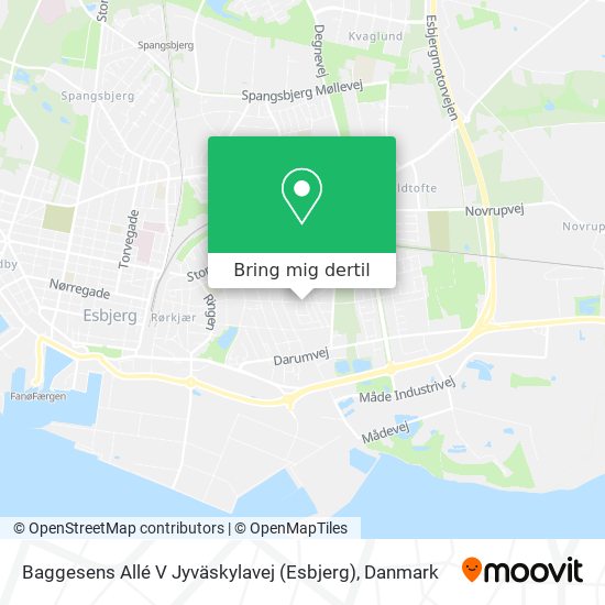Baggesens Allé V Jyväskylavej (Esbjerg) kort