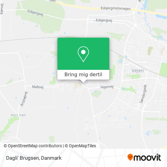Dagli' Brugsen kort