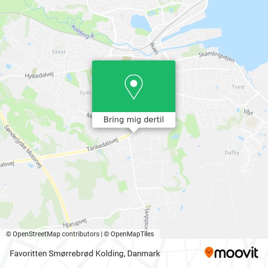 Favoritten Smørrebrød Kolding kort