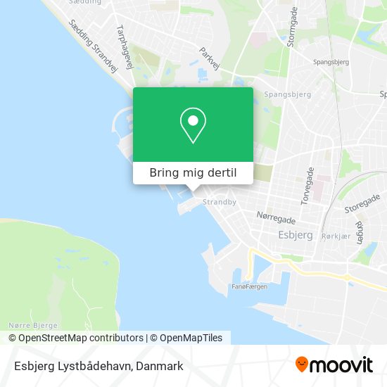 Esbjerg Lystbådehavn kort