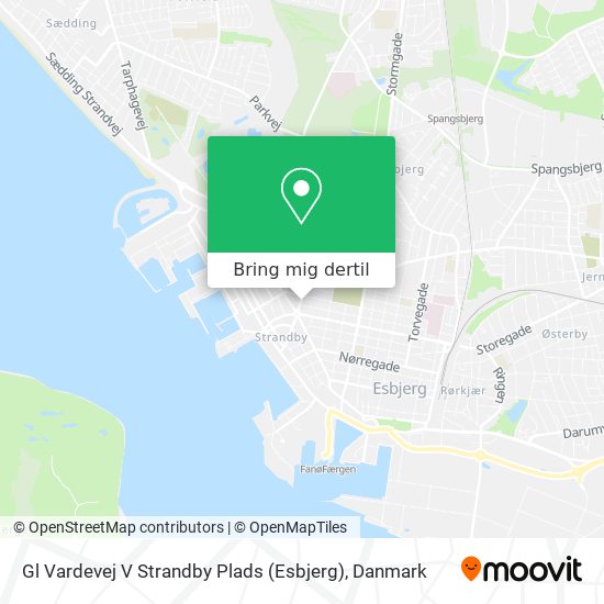 Gl Vardevej V Strandby Plads (Esbjerg) kort