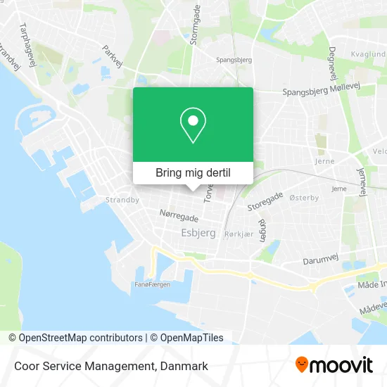 Coor Service Management kort