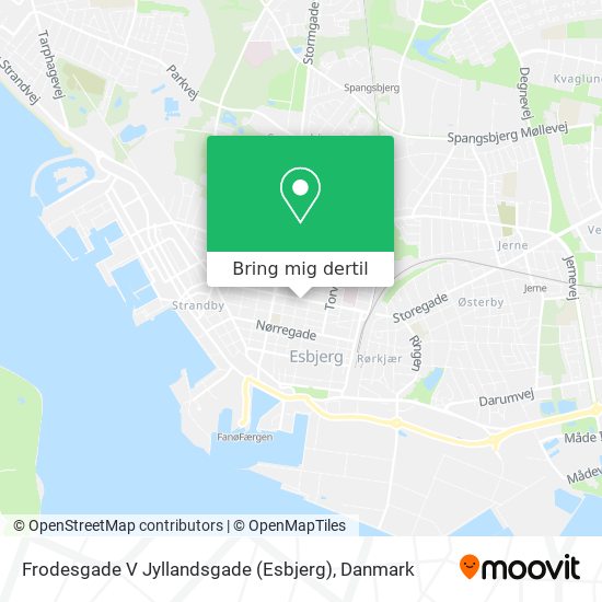 Frodesgade V Jyllandsgade (Esbjerg) kort