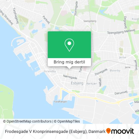 Frodesgade V Kronprinsensgade (Esbjerg) kort