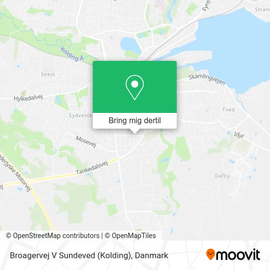 Broagervej V Sundeved (Kolding) kort