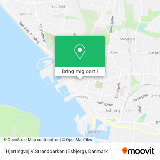 Hjertingvej V Strandparken (Esbjerg) kort