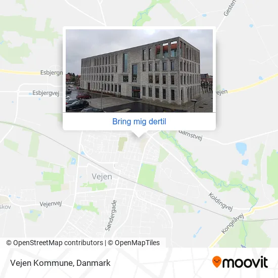 Vejen Kommune kort