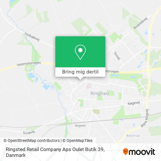 Ringsted Retail Company Aps Oulet Butik 39 kort