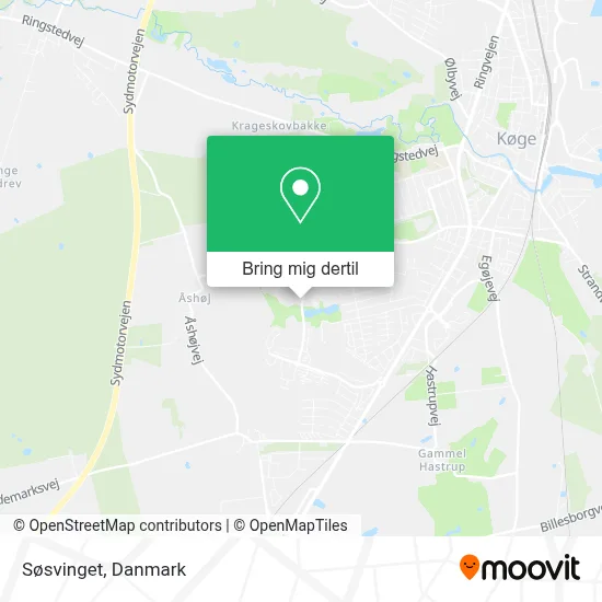 Søsvinget kort