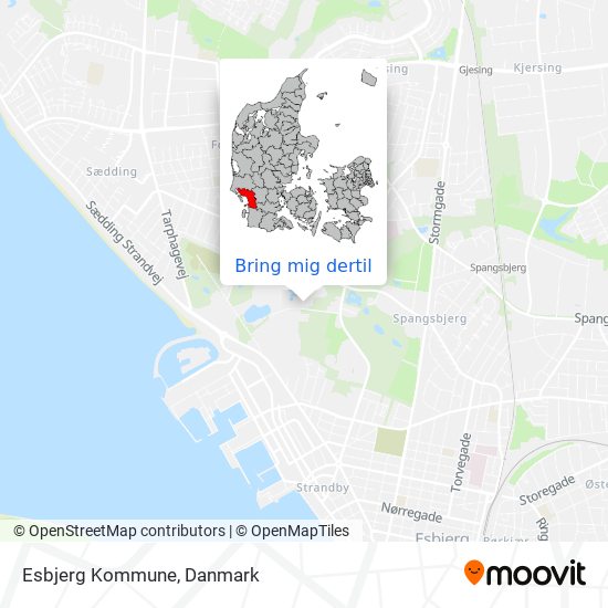 Esbjerg Kommune kort