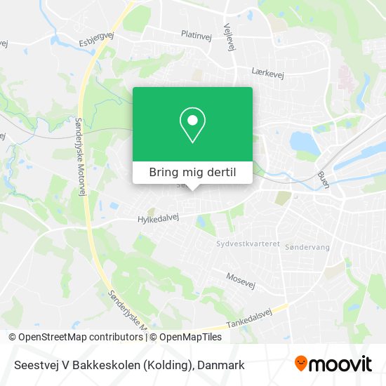 Seestvej V Bakkeskolen (Kolding) kort