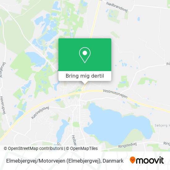 Elmebjergvej / Motorvejen kort