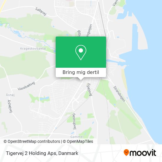 Tigervej 2 Holding Aps kort