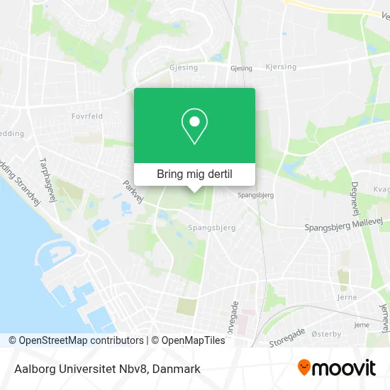 Aalborg Universitet Nbv8 kort