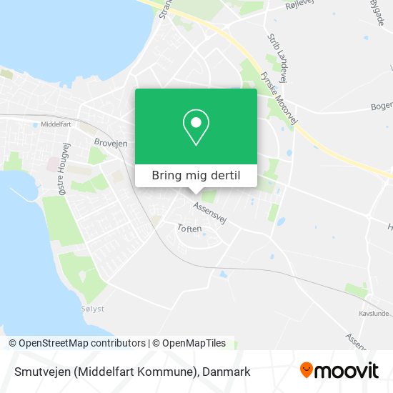 Smutvejen (Middelfart Kommune) kort