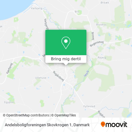 Andelsboligforeningen Skovkrogen 1 kort