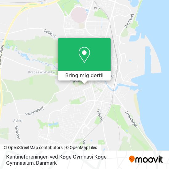 Kantineforeningen ved Køge Gymnasi Køge Gymnasium kort