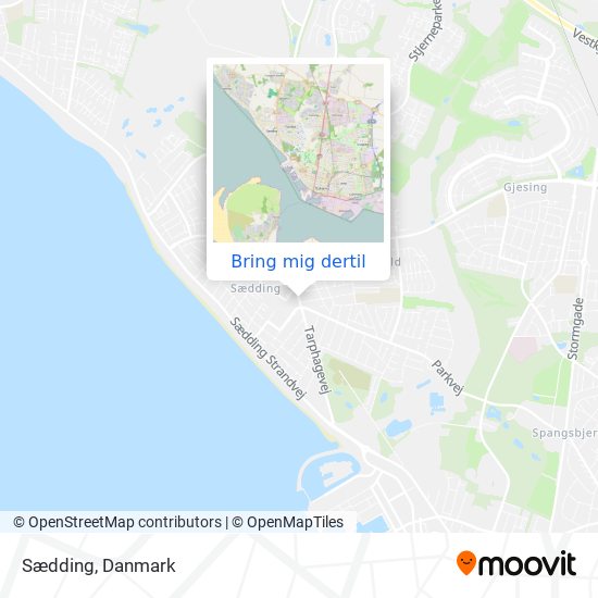 Sædding kort