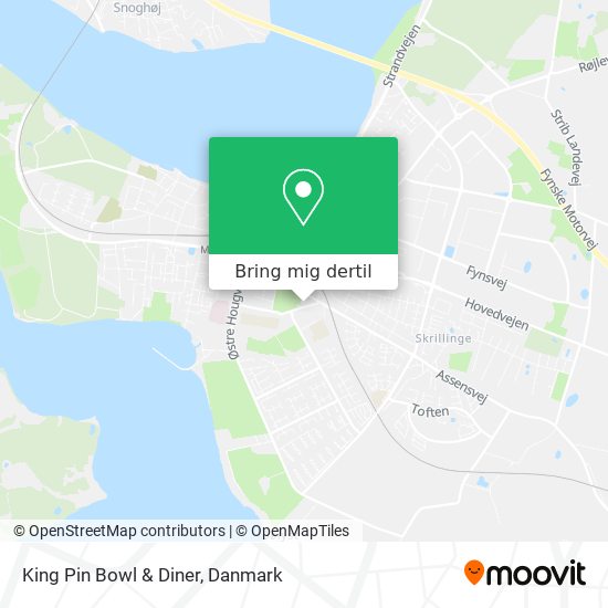 King Pin Bowl & Diner kort