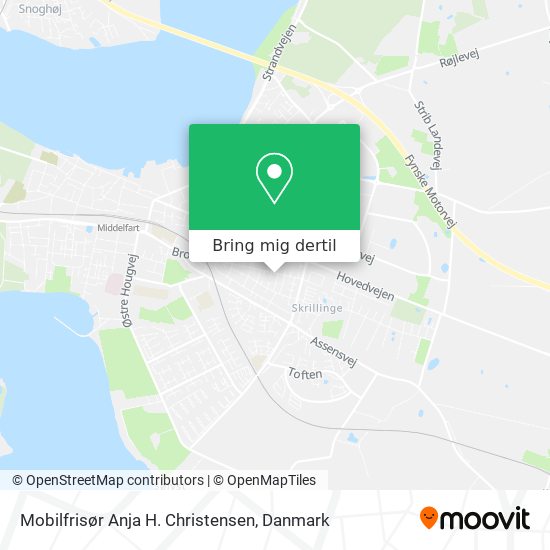 Mobilfrisør Anja H. Christensen kort