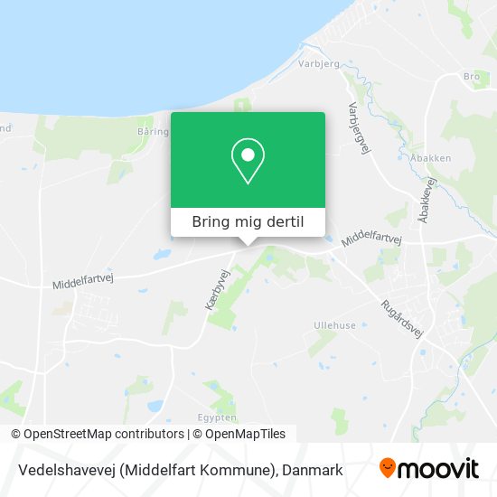 Vedelshavevej (Middelfart Kommune) kort