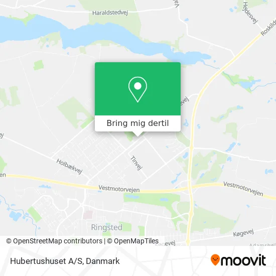 Hubertushuset A/S kort