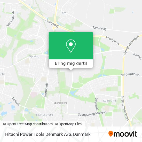 Hitachi Power Tools Denmark A / S kort