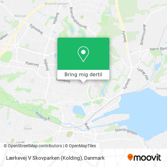 Lærkevej V Skovparken (Kolding) kort