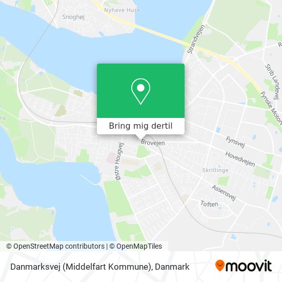 Danmarksvej (Middelfart Kommune) kort
