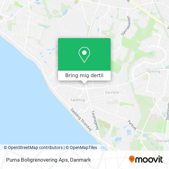 Puma Boligrenovering Aps kort