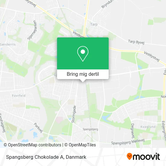 Spangsberg Chokolade A kort