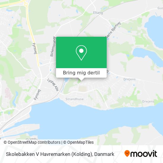 Skolebakken V Havremarken (Kolding) kort