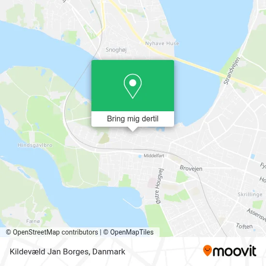 Kildevæld Jan Borges kort