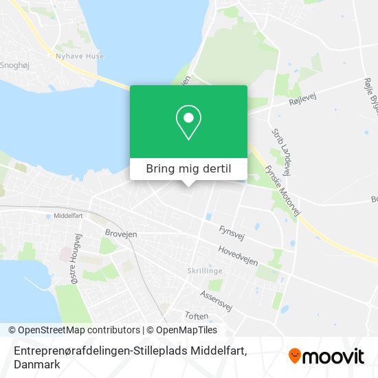 Entreprenørafdelingen-Stilleplads Middelfart kort