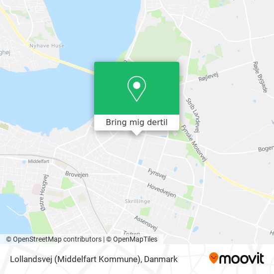 Lollandsvej (Middelfart Kommune) kort