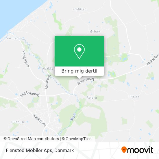 Flensted Mobiler Aps kort