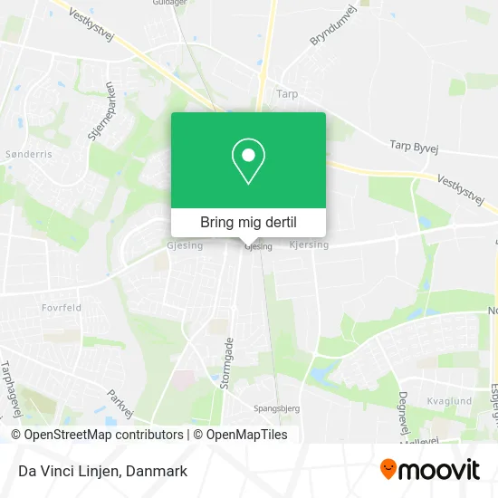 Da Vinci Linjen kort