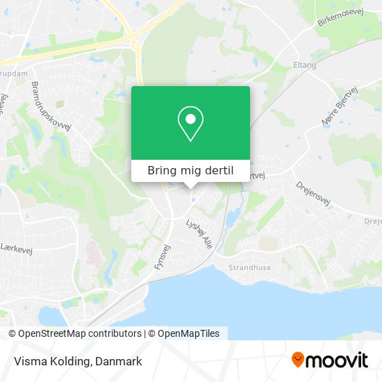 Visma Kolding kort