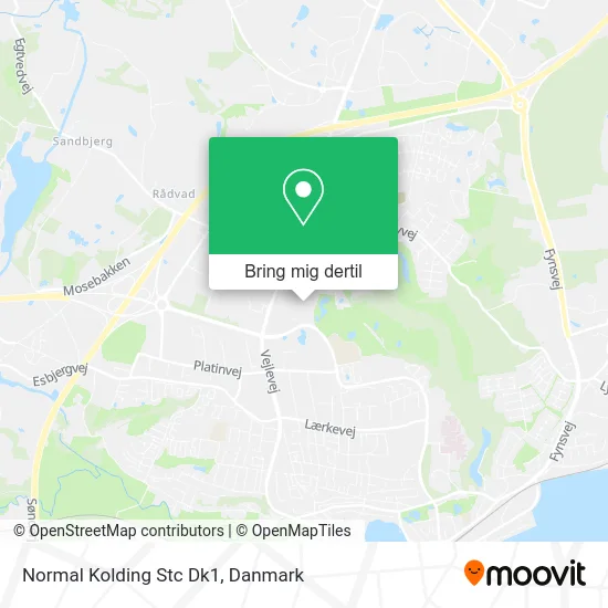 Normal Kolding Stc Dk1 kort